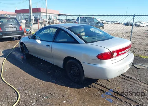 2003 Chevrolet Cavalier из США, поврежденный, VIN 1G1JC12F237301568